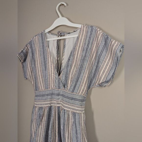 American Eagle Striped Cotton Romper – Size XS - Picture 3 of 8